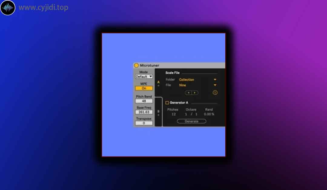 插件包 – Ableton – Live 1.4 Microtuner 11 ALP