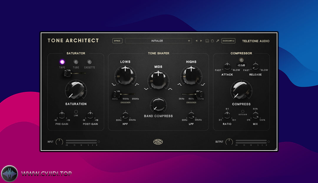 效果器 – Teletone Audio Tone Architect 1.0.0 -压缩器（WIN）
