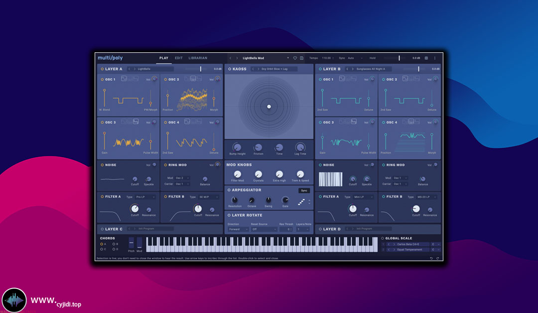 乐器合成器 – KORG –multi/poly native v.1.0.3 [WIN]