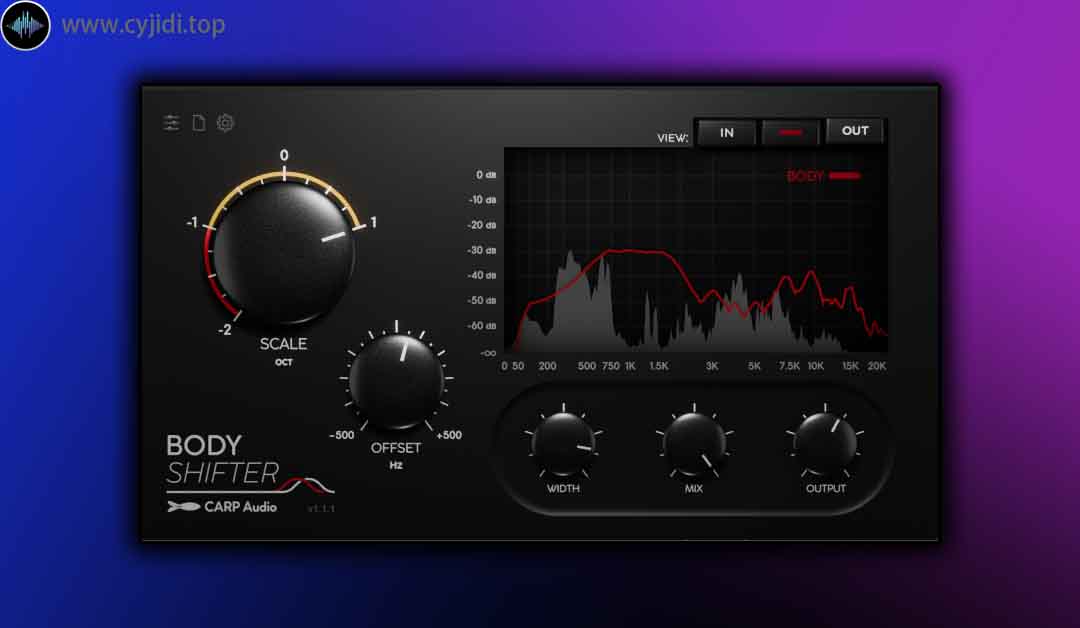 压缩增益效果器 – CARP Audio Body Shifter v1.1.1 – WiN