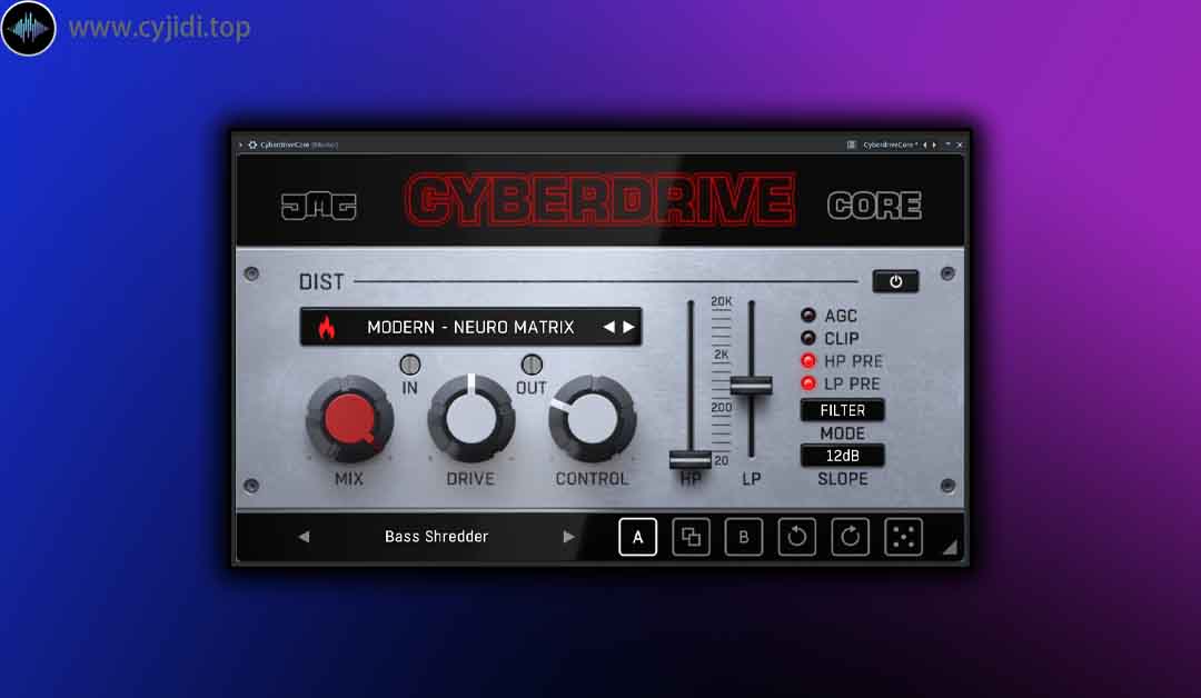 失真效果器 – JMG Sound Cyberdrive Core 1.0 RePack by BUBBiX