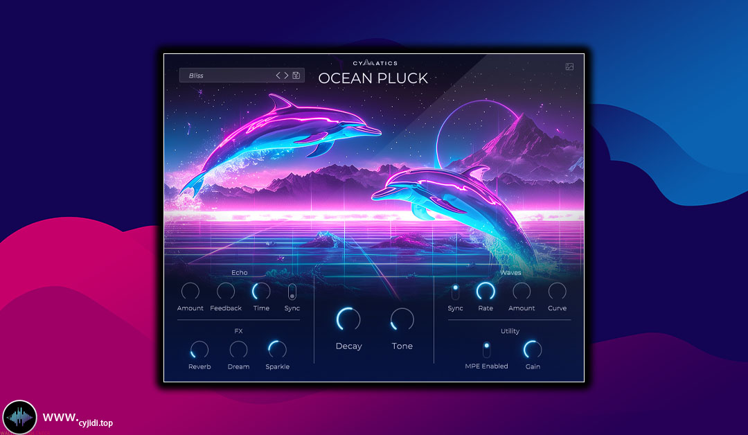 拨弦合成器 – Cymatics Ocean Pluck v1.0.0 MAC