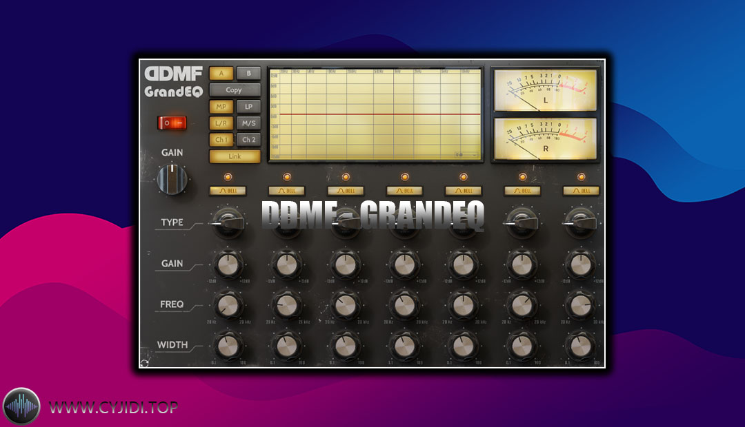 效果器 – DDMF – GrandEQ v1.1.0  均衡器（WIN）