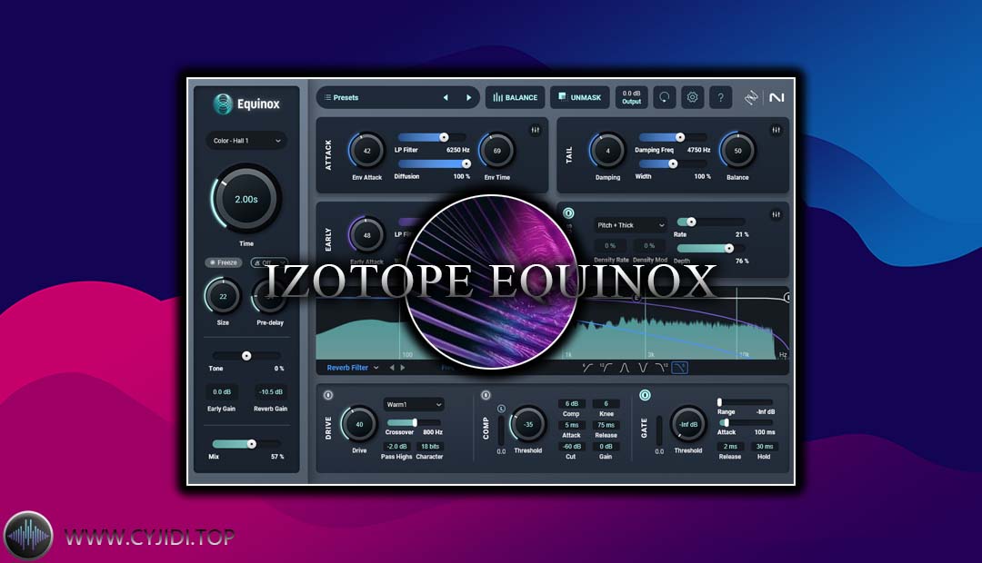 效果器 – iZotope Equinox v1.0.0 AI智能均衡混响器（MAC）