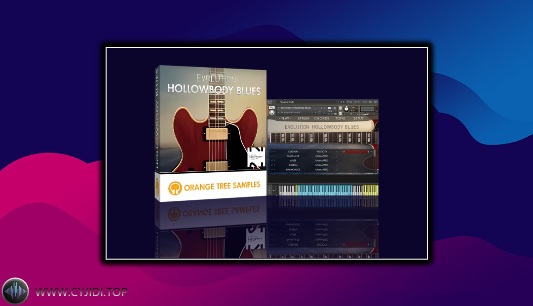 音源 – Evolution Hollowbody Blues 1.2.5 爵士空心电吉他（KONTAKT）