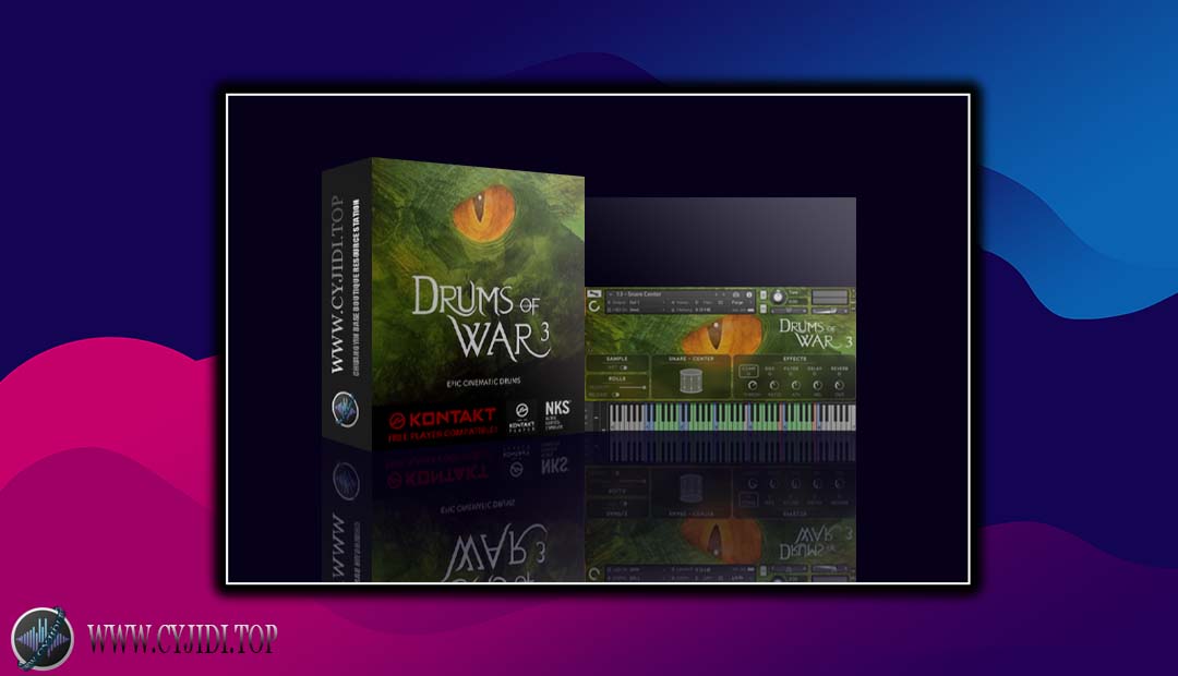 音源 – Cinesamples – Drums Of War 3 史诗级战争打击乐（KONTAKT）