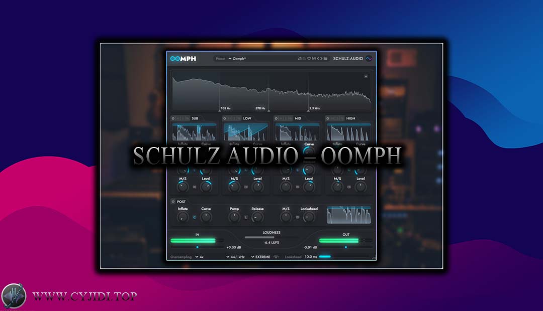 效果器 – Schulz Audio – OOMPH v25.2.4 谐波饱满效果器（WiN）