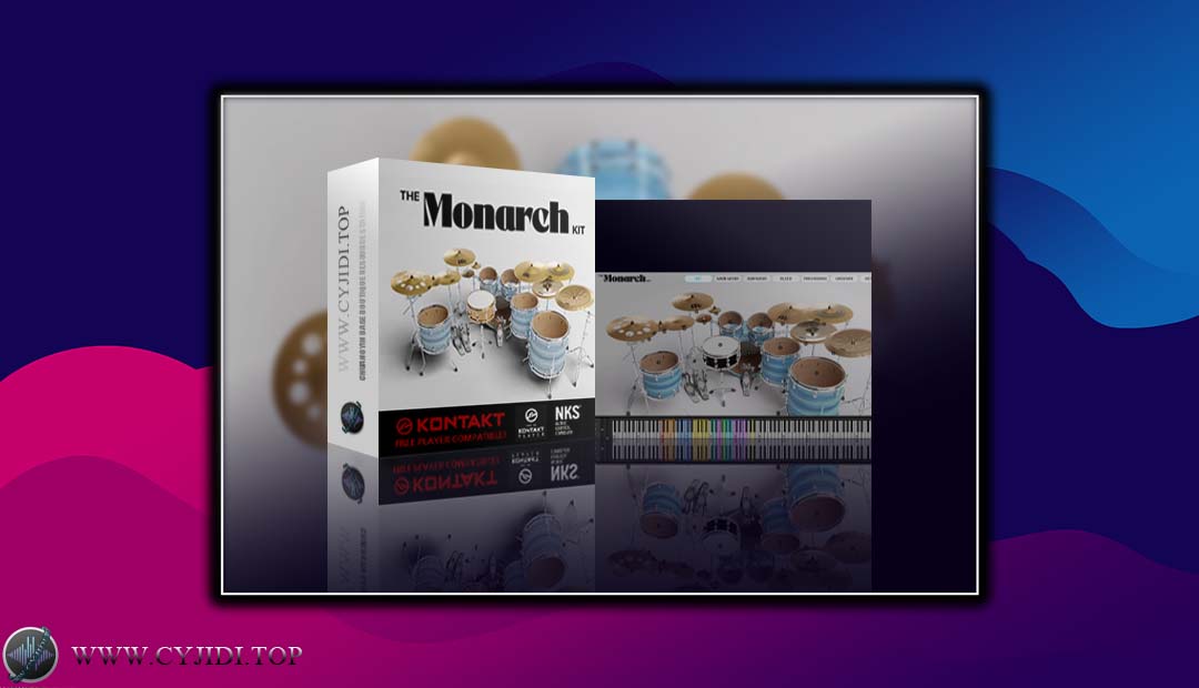 音源 – RS Drums Monarch Kit 打击乐鼓组（KONTAKT）