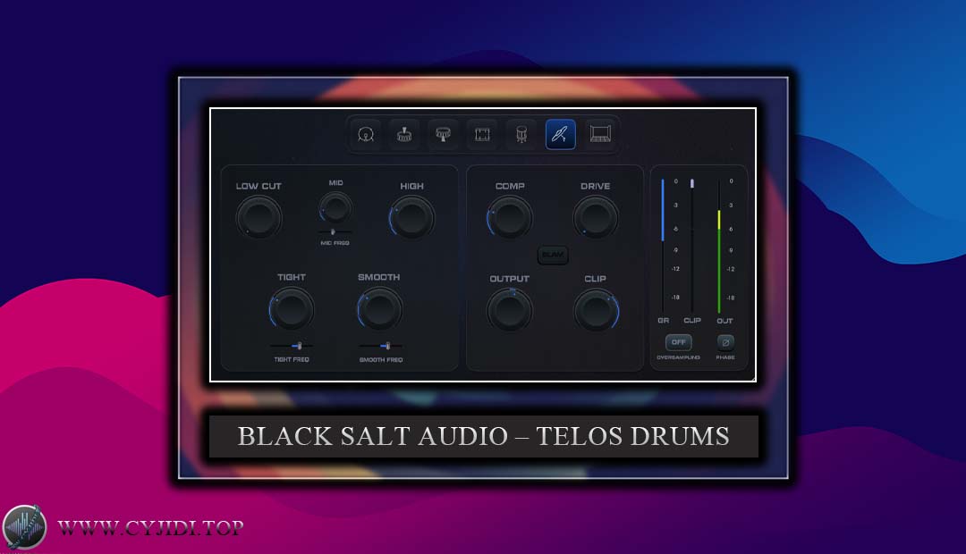 效果器 – Black Salt Audio – Telos Drums v1.0.3 鼓组增益效果器（WiN）