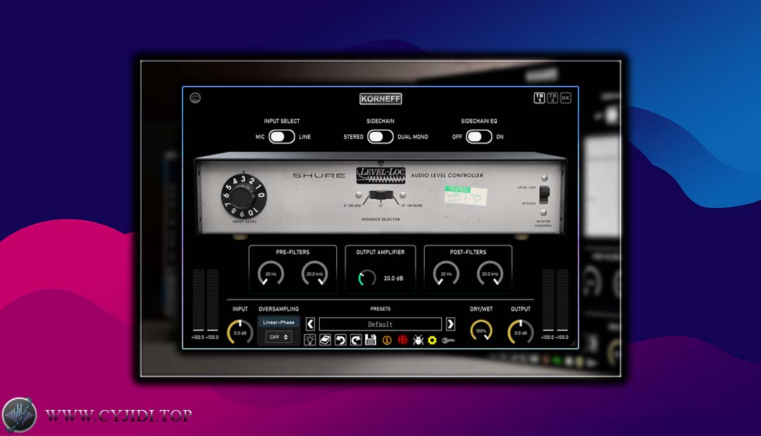 效果器 – Korneff Audio Shure Level-Loc 1.0.2 硬件电平控制器（WIN）