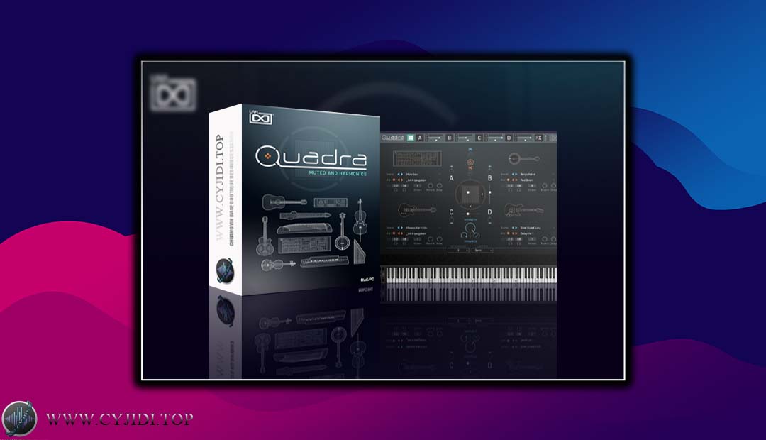 音源 – Quadra – Muted and Harmonics 专业吉他音色（UVI Falcon）