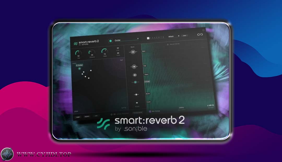 效果器 – Sonible – smartreverb 2 v1.0.1 AI智能混响（Windows）