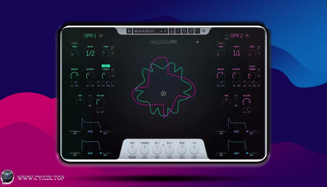 合成器 – GForce – Halogen FM v1.0.0 FM 合成器（WIN）