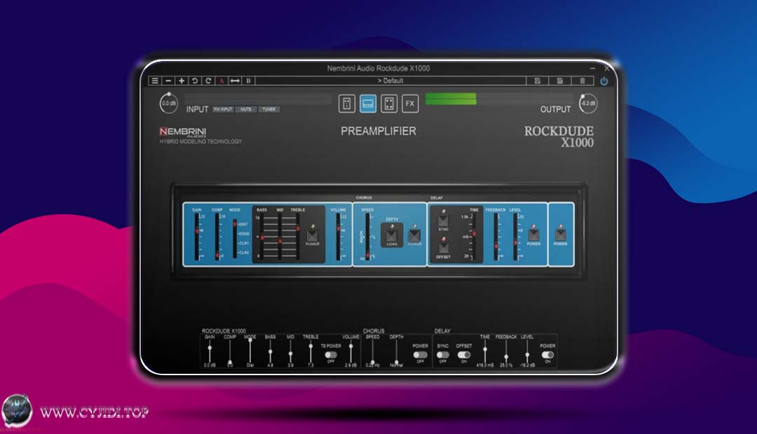 效果器 – Nembrini Audio – Rockdude X1000 吉他放大器（Windows）