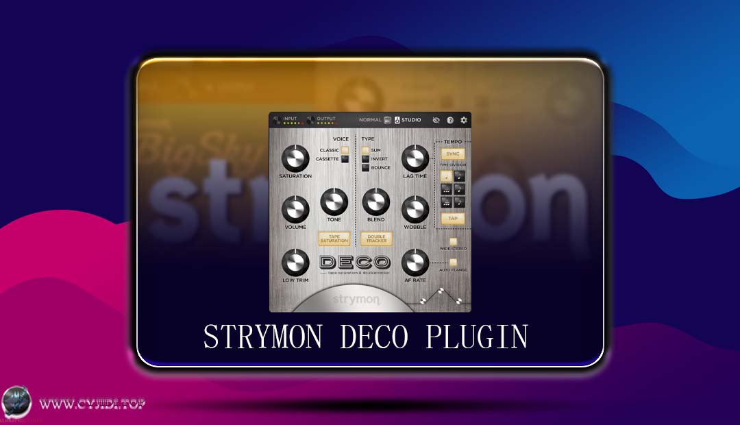 效果器 – Strymon Deco Plugin v1.0.0 磁带立体增益器（Windows）
