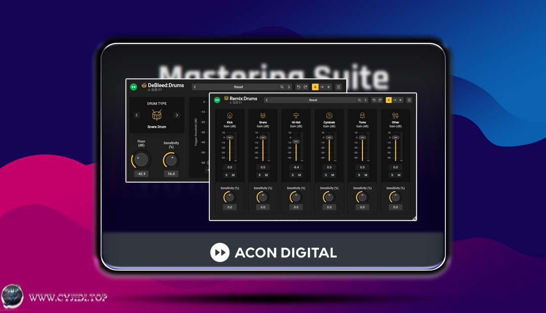 效果器 – Acon Digital Drum Production Suitev1.0.1 鼓组增益插件（Windows）