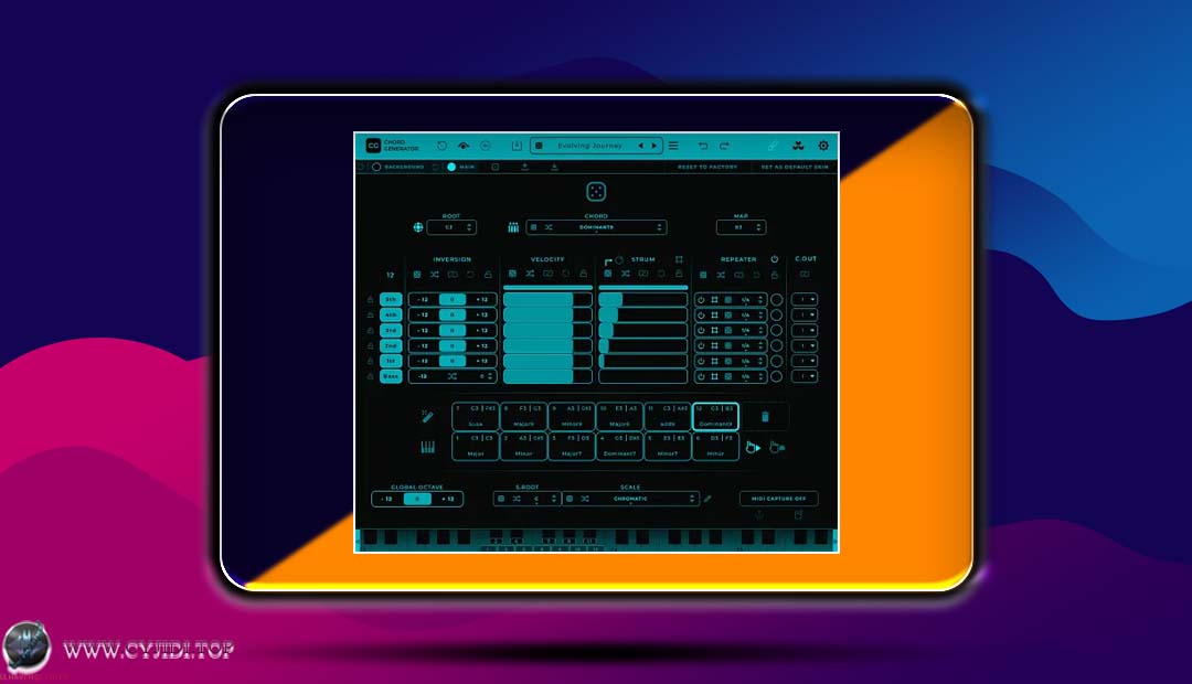 效果器 – Mario Nieto – Chord Generator v1.1.0  MIDI 和弦生成器（WiN）