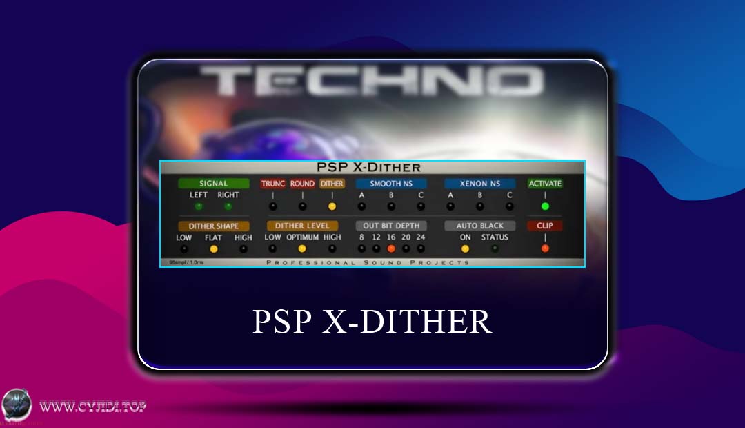 效果器 – PSP X-Dither v1.1.0 抖动噪声整形器（WIN）