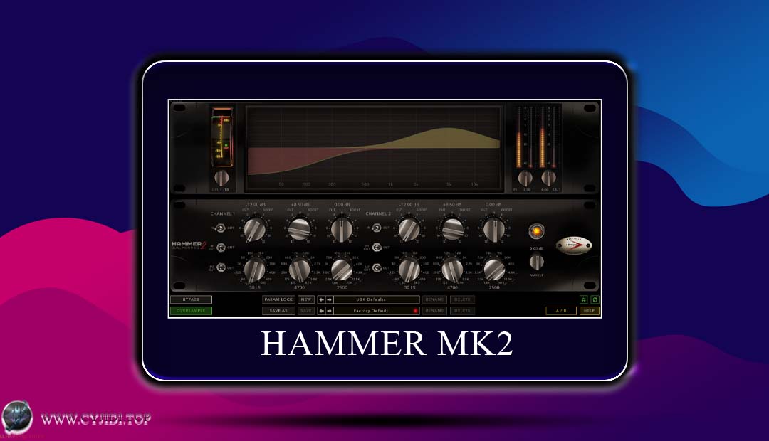 效果器 – Kush Audio Hammer MK2 v1.0.0 母带模拟均衡器（WIN）