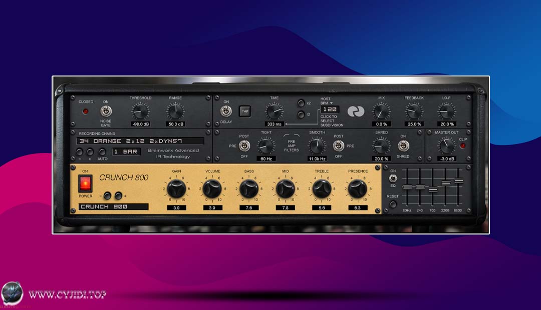 插件联盟 · bx_rockrack V3 Player v3.9.1 · 吉他放大器（WIN）