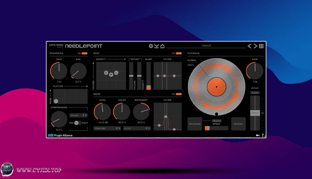 插件联盟 · Unfiltered Audio Needlepoint v1.0.6 · 黑胶唱片效果器（WIN）