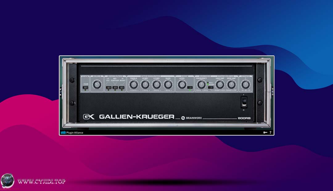 插件联盟 · Gallien Krueger 800RB v1.3.1 · 贝斯放大器（WIN）