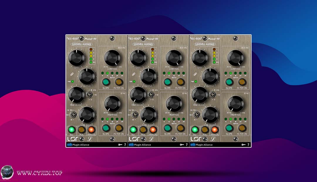 插件联盟 · Lindell 6X-500 v1.2.2 · 麦克风前置放大器均衡器（WIN）