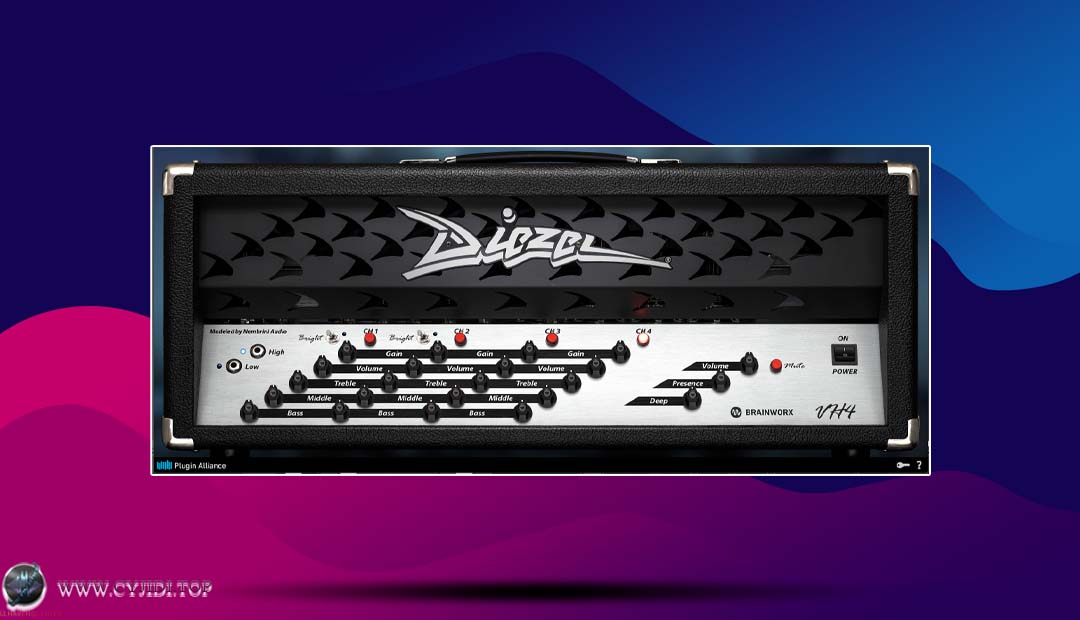 插件联盟 ·  Diezel VH4 v1.5.1 · 高端全电子管吉他箱头（WIN）