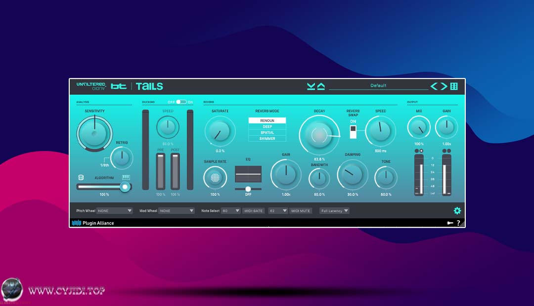 插件联盟 · Unfiltered Audio Tails v1.1.0 · 创新型混响（WIN）