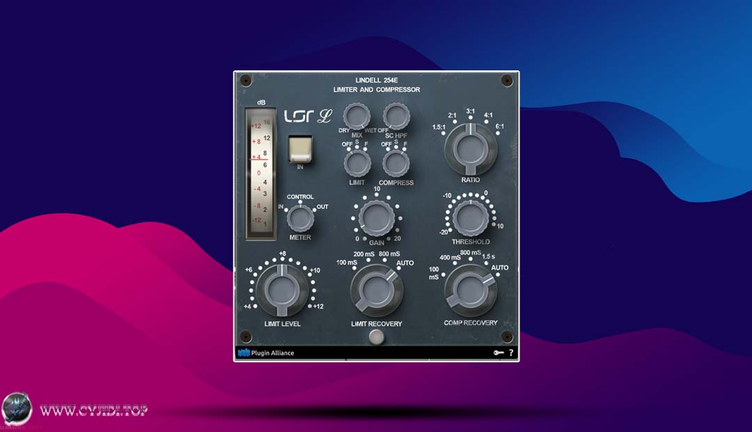 插件联盟 · Lindell 254E v1.2.2 · 压缩器/限制器（WIN）
