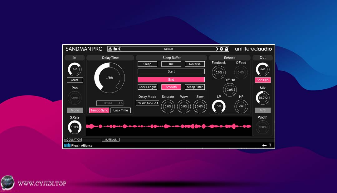插件联盟 · Unfiltered Audio Sandman Pro v1.4.3 · 延迟效果器（WIN）