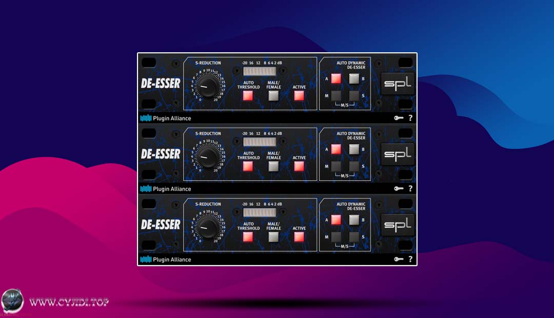 插件联盟 · SPL De-Esser v1.15.1 · 齿音消除器插件（WIN）