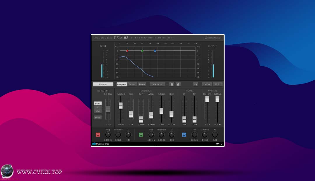 插件联盟 · Pro Audio DSP DSM V3 v3.6.1 · 动态频谱处理插件（WIN）