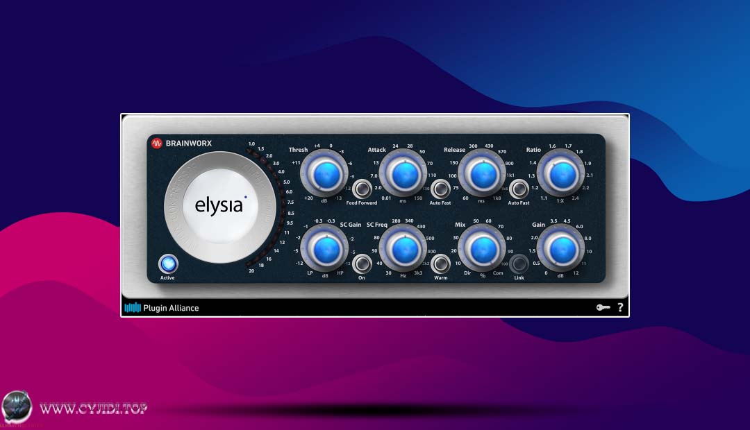 插件联盟 · elysia alpha compressor v1.17.1 · 双通道模拟母带压缩器（WIN）