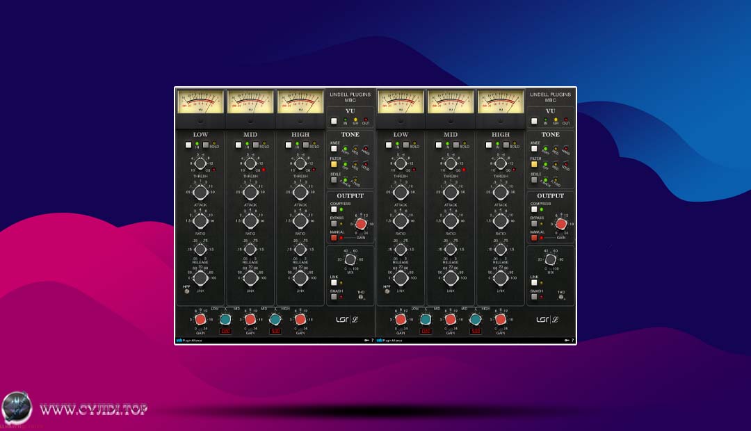 插件联盟 · Lindell MBC v1.0.3 · 多频段压缩器（WIN）