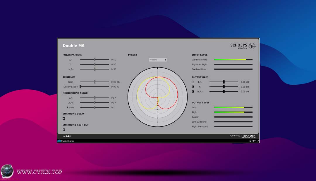 插件联盟 · Schoeps Double MS v1.2.0 · 双M/S立体声话筒系统​​（WIN）