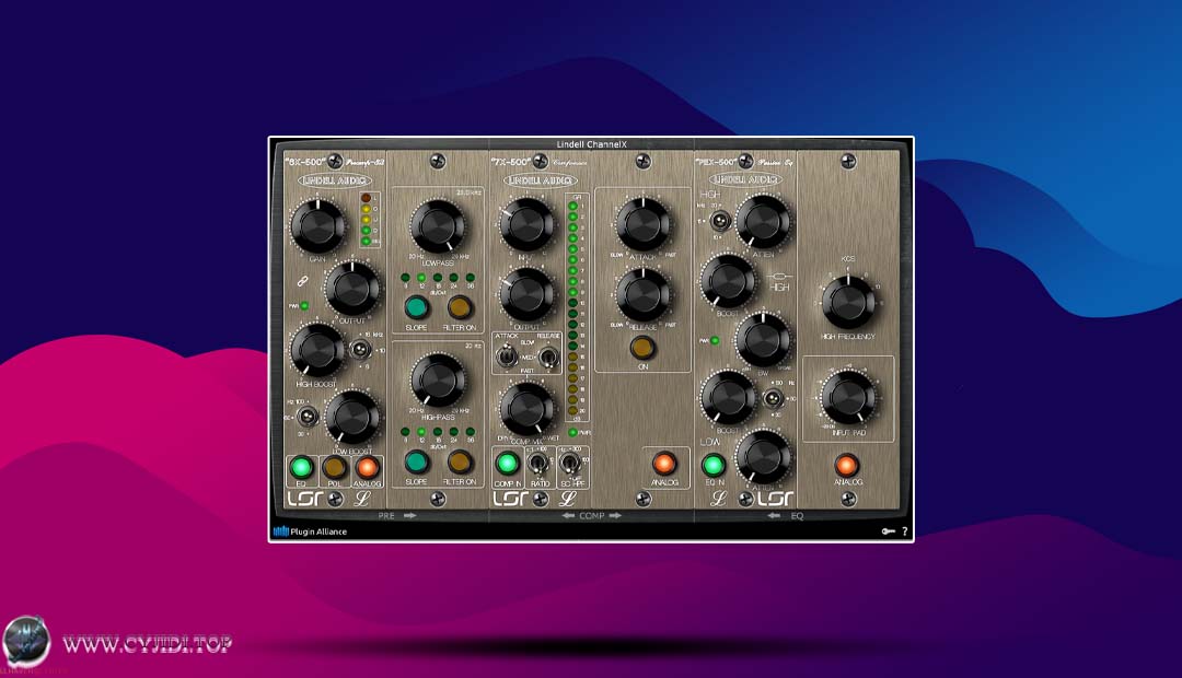 插件联盟 · Lindell ChannelX v1.2.2 · 通道条插件（WIN）