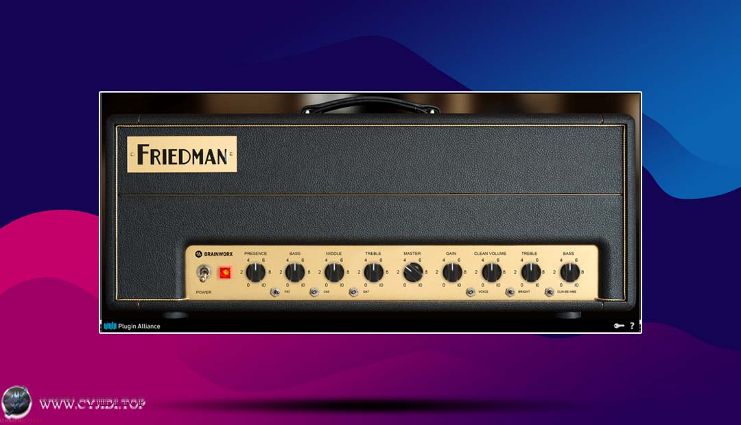 插件联盟 ·  Friedman BE100 v1.4.1 · 吉他音箱头（WIN）