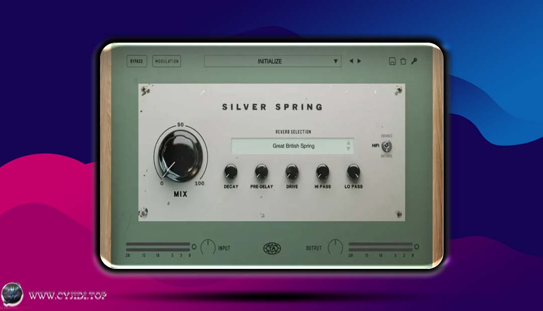 效果器 · Teletone Audio Silver Spring v1.0.0 · 弹簧混响效果器（WIN）