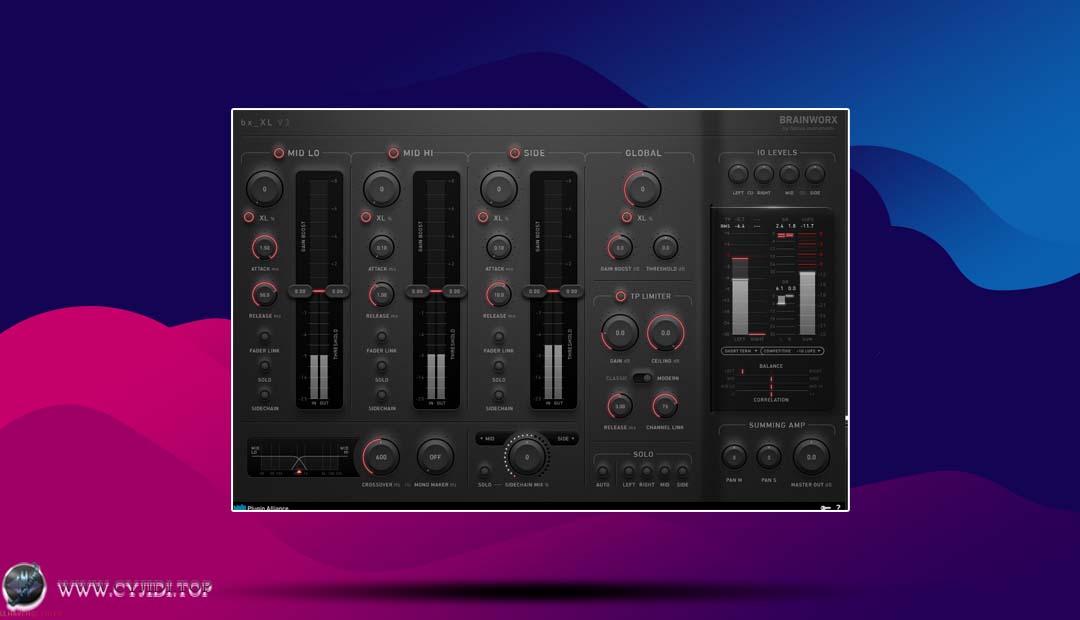 插件联盟 · bx_XL V3 v3.0.0 · 母带级限制器（WIN）