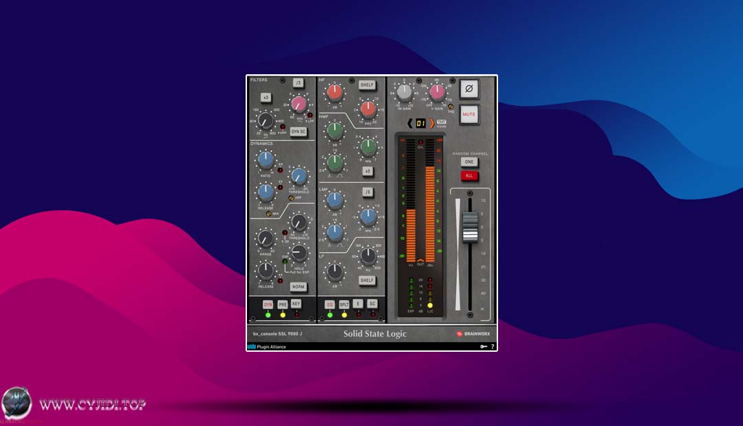 插件联盟 · bx_console SSL 9000 J v1.4.1 · 通道条插件（WIN）