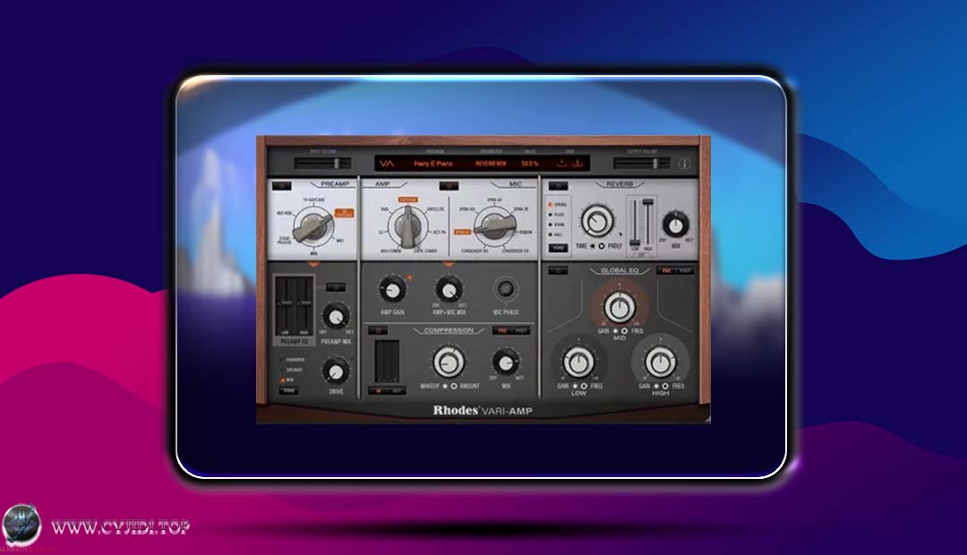 效果器 · Rhodes.Vari-Amp.v1.0.0 音色塑造插件（WIN）