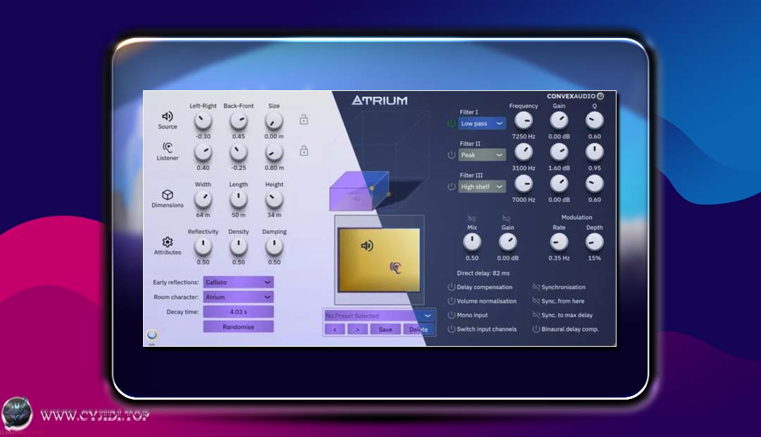 声学空间混响 Convex Audio – Atrium v1.2.0（WIN）