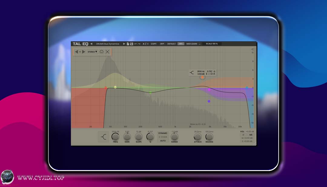 图形均衡器 | Togu Audio Line TAL-EQ v1.2.9 | MAC |