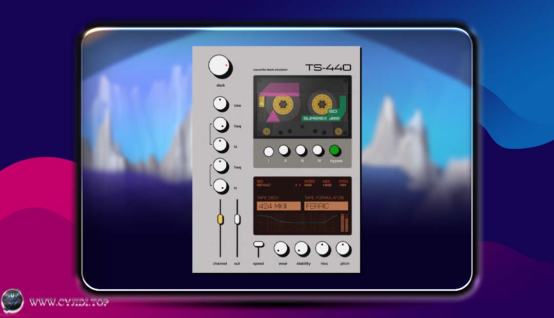 复古卡带机仿真插件 | Superlunar TS-440 | WIN |