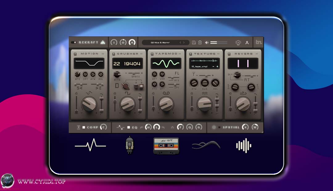 模块化效果器 | Lofi BeatSkillz Rekraft v1.25 | MAC |