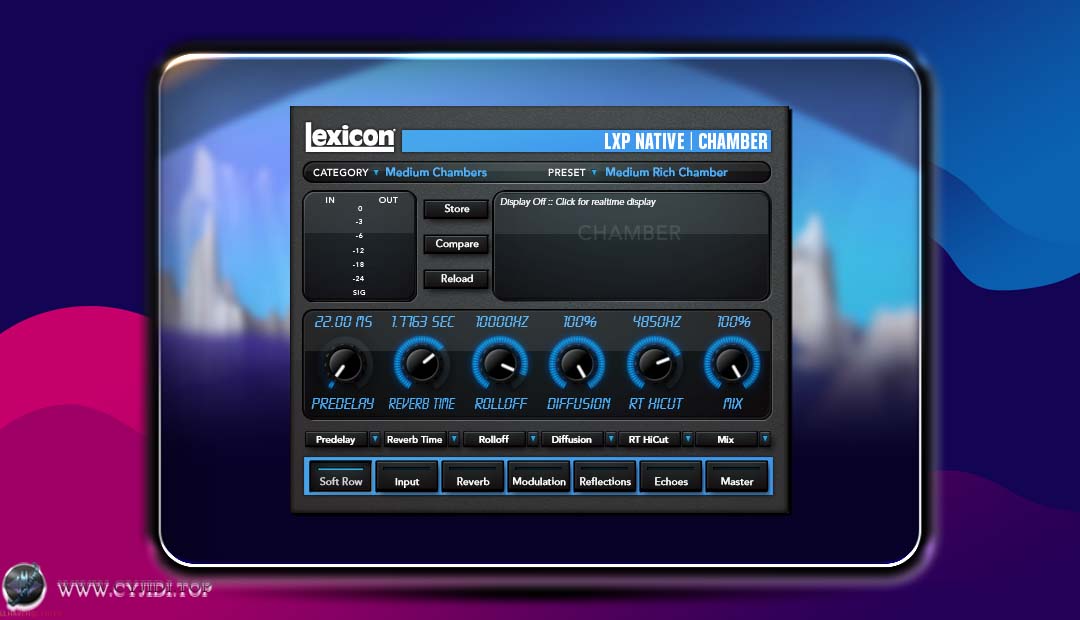 经典混响算法合集 | Lexicon – LXP Native Reverb Plug-in Bundle v1.3.14.8017 | WIN |