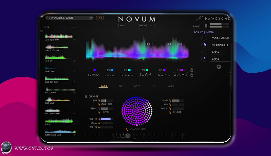 乐器合成器 | Dawesome Novum v1.19 | WIN |