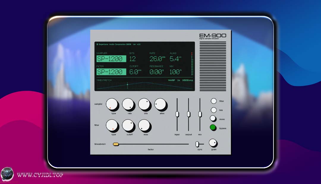 传奇数字采样插件 | Superlunar EM-900 v1.5.0 | WIN |