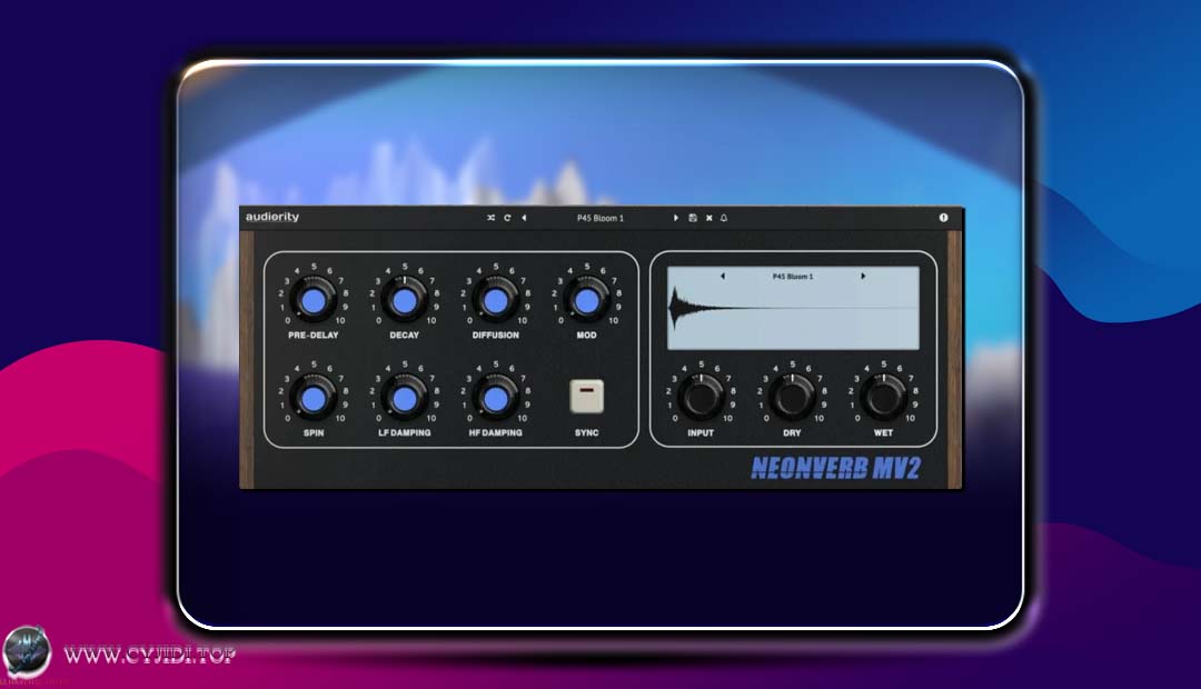 复古氛围混响插件 | Audiority – NeonVerb MV2 v1.0.1 | WIN |